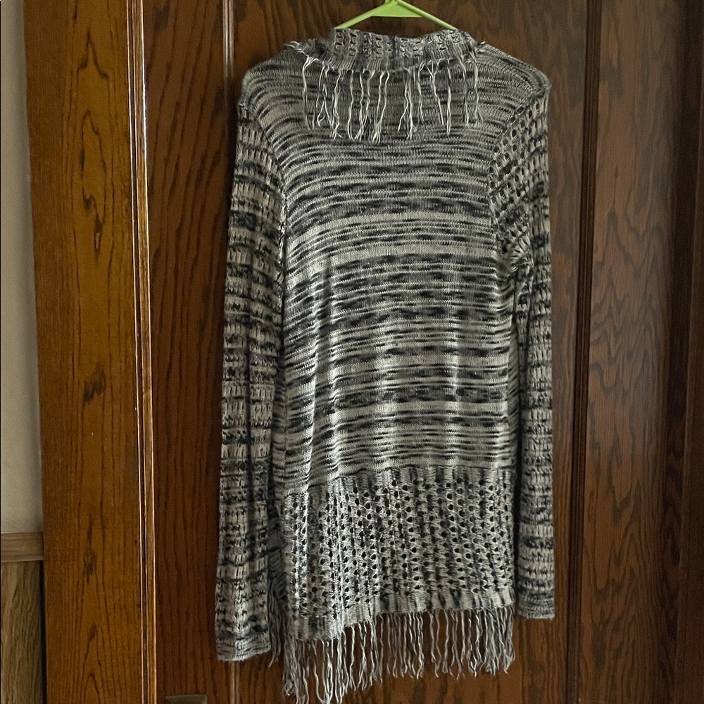 Vanity Black and White Women's Cardigan - Picture 5 of 5